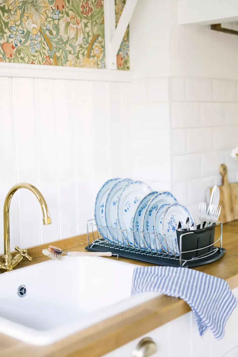 Hot Dorre Disa dish rack 28x48 cm, Chromed Iron Silver-colouredBlack