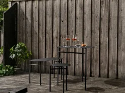 Garden Sofas & Garden Benches^Zone Denmark Disc bench 33x80 cm, Black