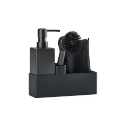 Other Washing & Cleaning Accessories^Zone Denmark Dish set with dishcloth, Black