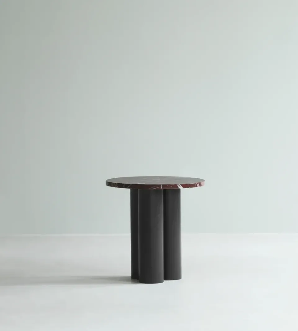 Clearance Normann Copenhagen Dit side table Ø40 cm, Rosso Levanto- Brown