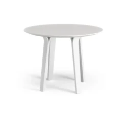 Clearance Swedese Divido dining table, . ø95cm. glazed ash leg White