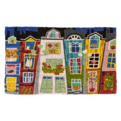 Door Mats^Dixie door mat, night in Paris Multi