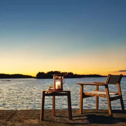 Table For Outdoor Use|Outdoor Lounge Furniture^Skargaarden Djurö coffee table, Teak, ø42 cm Brown
