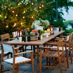 Table For Outdoor Use^Skargaarden Djurö dining table, Teak, 200 cm Brown
