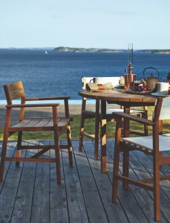 Outdoor Lounge Furniture^Skargaarden Djurö lounge chair, Teak Brown
