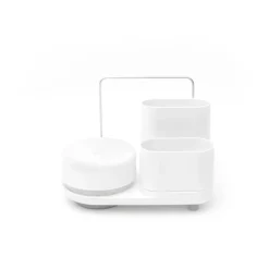 Outlet Bosign Do-Dish Caddy PLUS dish soap pump with storage, White