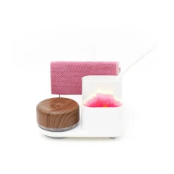 Other Washing & Cleaning Accessories^Bosign Do-Dish Caddy PLUS dish soap pump with storage, Dark wood White