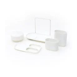 Other Washing & Cleaning Accessories^Bosign Do-Dish Caddy PLUS dish soap pump with storage, Dark wood White