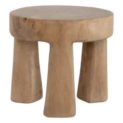 New URBAN NATURE CULTURE Donna stool Ø27x25 cm, Natural Brown