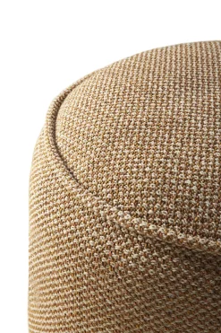 Seating^Ethnicraft Donut outdoor pouf seat pouf, Marsala check Beige