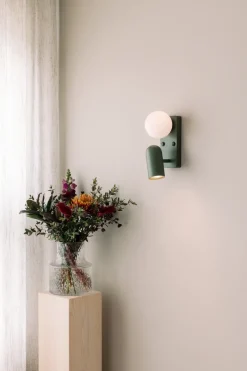 Reading Lamps|Wall Lights^Globen Lighting Doppio wall lamp, Green