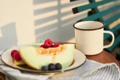 Sale Sagaform Doris enamel plate Ø20 cm, Beige