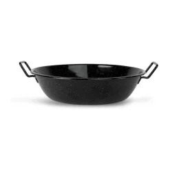 Woks^Sagaform Doris enamelled wok medium Ø31.5 cm, Black
