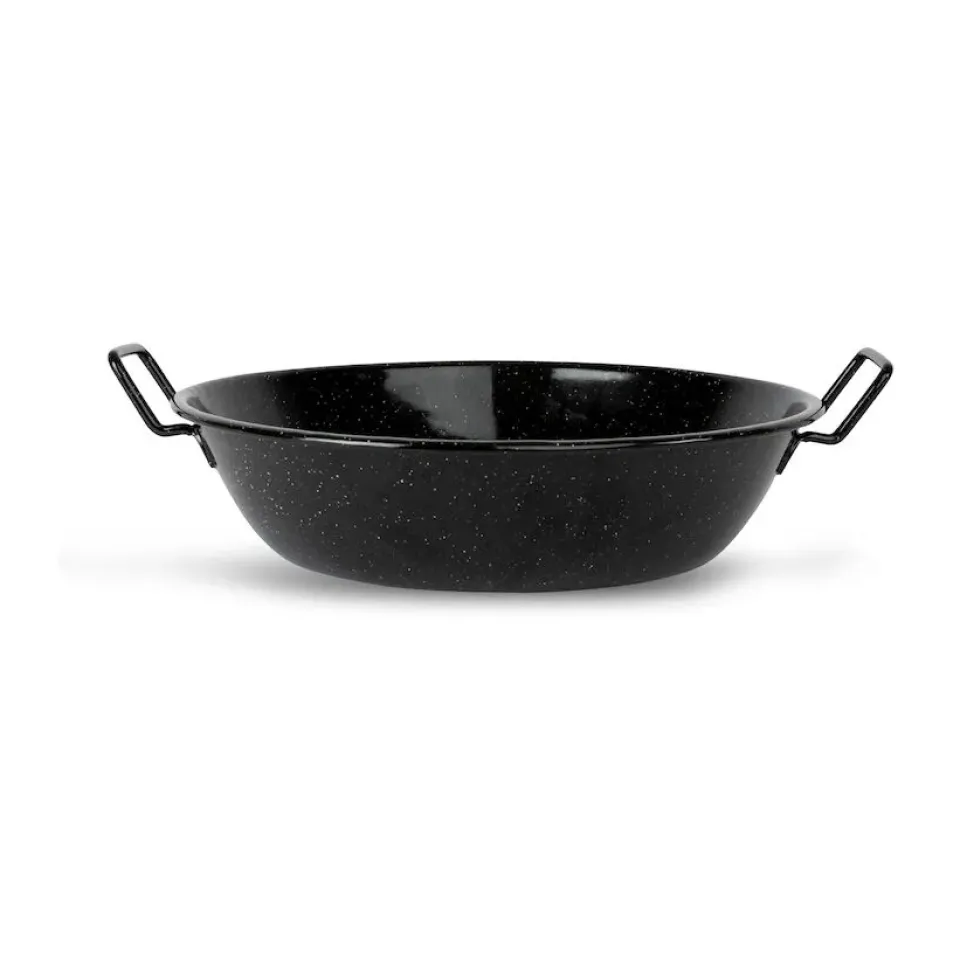 Woks^Sagaform Doris enamelled wok medium Ø31.5 cm, Black