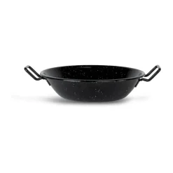 Woks^Sagaform Doris enamelled wok small Ø23.5 cm, Black