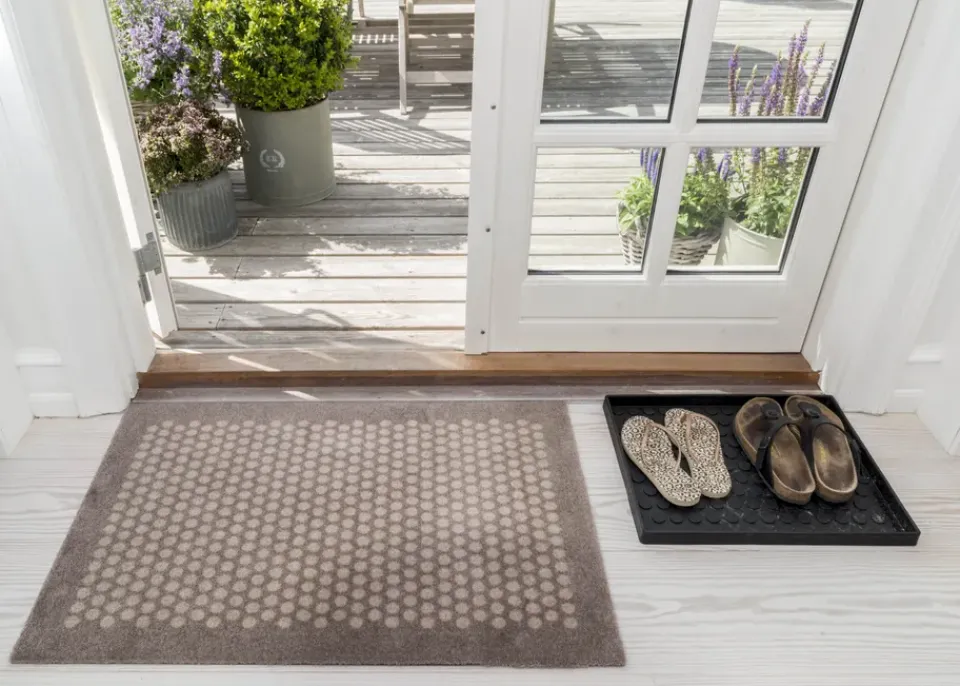 New Tica copenhagen Dot doormat, Sand. 60x90 cm Beige