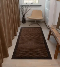 Rug Runners^Tica copenhagen Dot hallway rug, Cognac-, 90x200 cm Brown