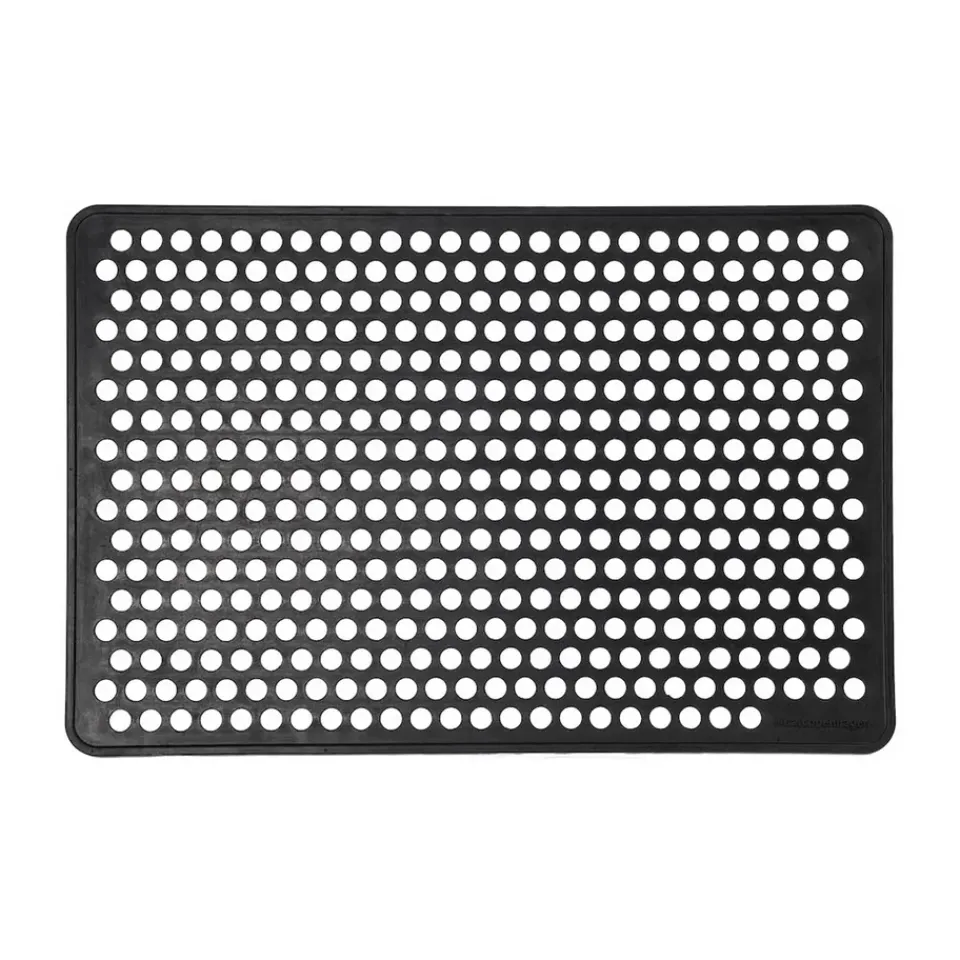 Discount Tica copenhagen Dot rubber doormat, 60x90 cm Black