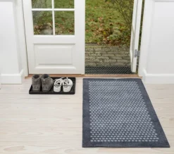 Discount Tica copenhagen Dot rubber doormat, 60x90 cm Black