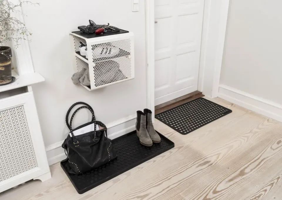 Rugs For Outdoors|Door Mats^Tica copenhagen Dot rubber doormat, 45x75 cm Black