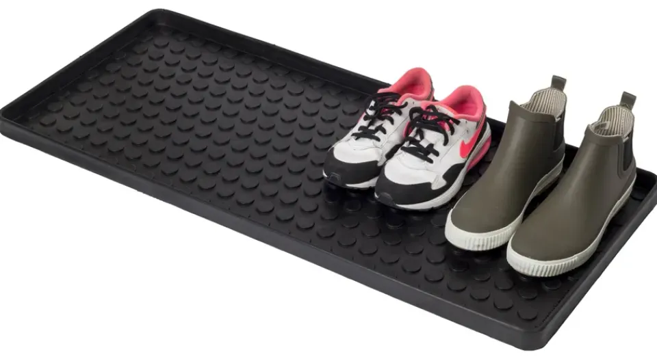 Best Tica copenhagen Dot shoe tray, Large. 38x88 cm Black