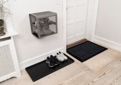 Best Tica copenhagen Dot shoe tray, Large. 38x88 cm Black
