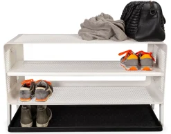 Best Tica copenhagen Dot shoe tray, Large. 38x88 cm Black