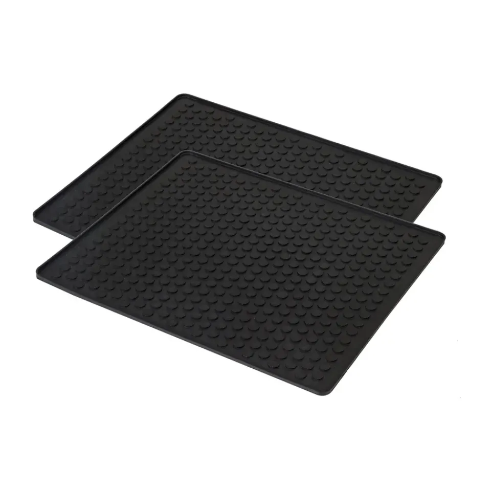 Sale Tica copenhagen Dot shoe tray 2-pack, 27x32 cm Black