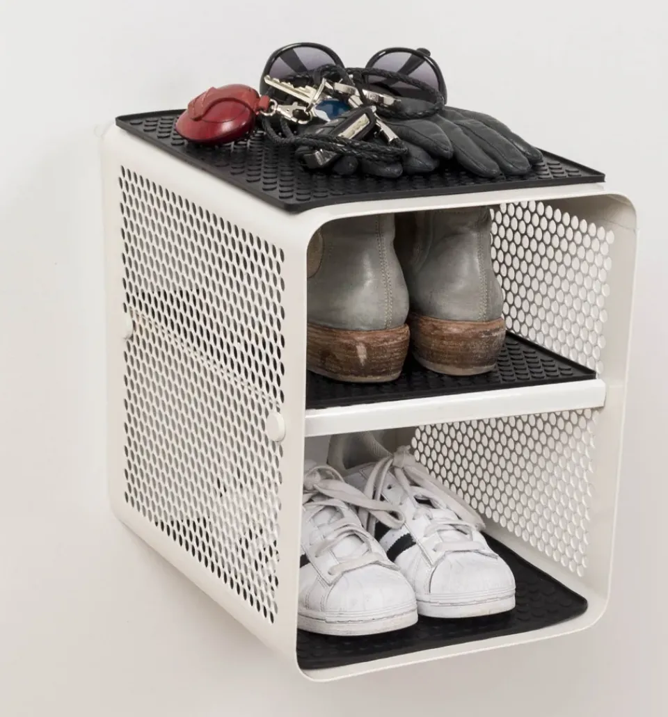 Sale Tica copenhagen Dot shoe tray 2-pack, 27x32 cm Black