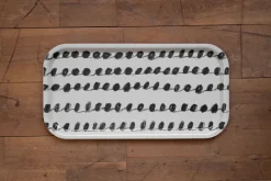 Outlet Fine Little Day Dot tray 22x43 cm, Black-white BlackWhite