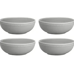 Breakfast Bowls^Scandi Living Dots breakfast bowl 60 cl 4-pack, Grey