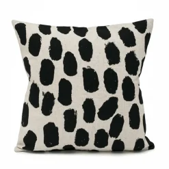 Cushion Covers^Fine Little Day Dots cushion cover 48x48 cm, beige- Black