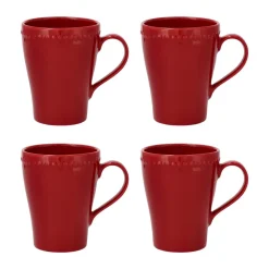 Clearance Scandi Living Dots mug 35 cl 4-pack, Red