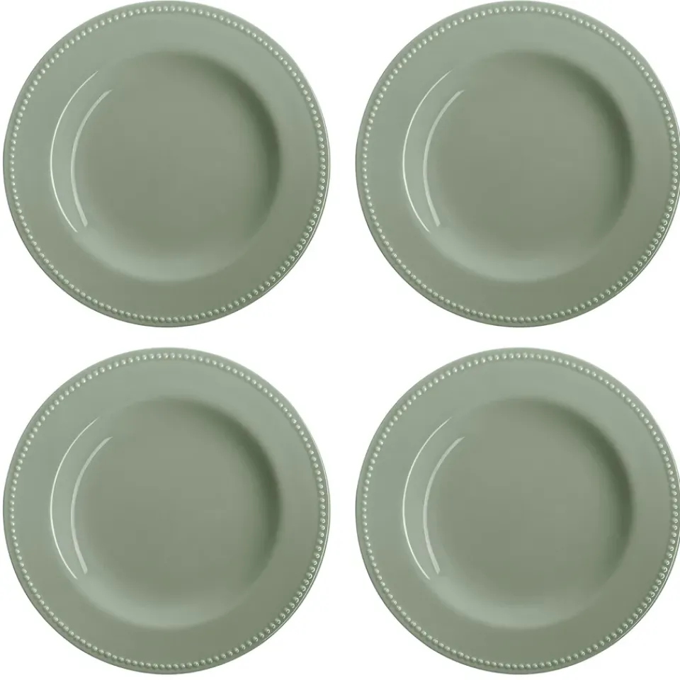 Dinner Plates^Scandi Living Dots plate 28 cm 4-pack, Green