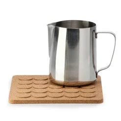 Trivets^Born In Sweden Dots square trivet 20x20 cm, Brown