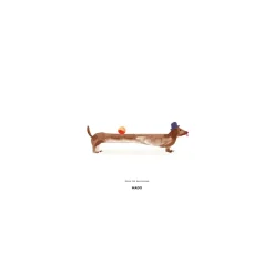 Posters^Paper Collective Doug the Dachshund poster, 30x40 cm WhiteBeige