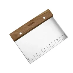 Discount Heirol Dough scraper with wooden handle, Rosewood-stainless steel BrownSilver-coloured