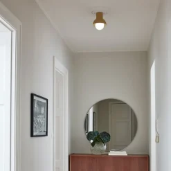 New CO Bankeryd Down ceiling lamp, Dark mustard Yellow