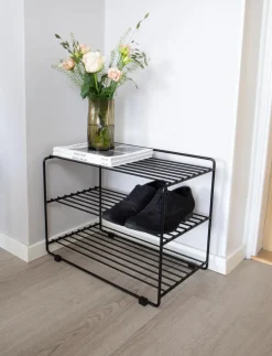 New Maze Downtown shoe shelf, Black