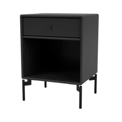 Best Montana Dream bedside table, 05, lacquered legs Black
