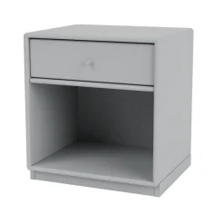 Bedside Tables^Montana Dream bedside table, Fjord 02, base 3cm Grey