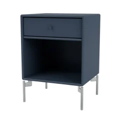 Bedside Tables^Montana Dream bedside table, Juniper 138, chrome legs Blue