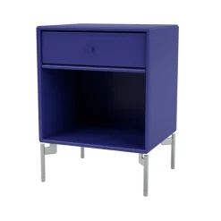 Bedside Tables^Montana Dream bedside table, Monarch 135, chrome legs Blue