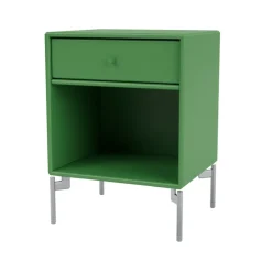Bedside Tables^Montana Dream bedside table, Parsley 152, chrome legs Green