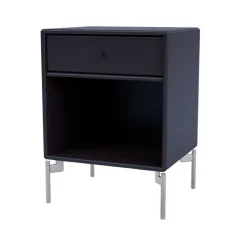 Bedside Tables^Montana Dream bedside table, Shadow 147, chrome legs Blue