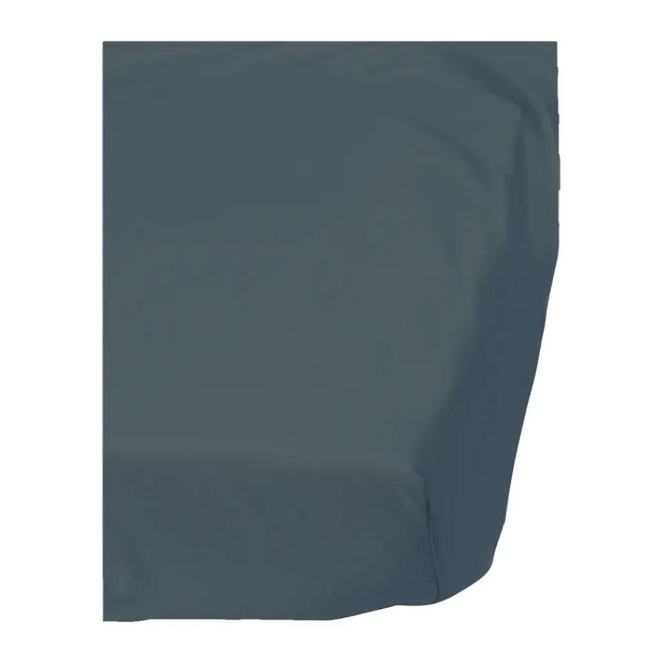 Himla Dreamtime fitted sheet 90x200 cm, Silence Blue