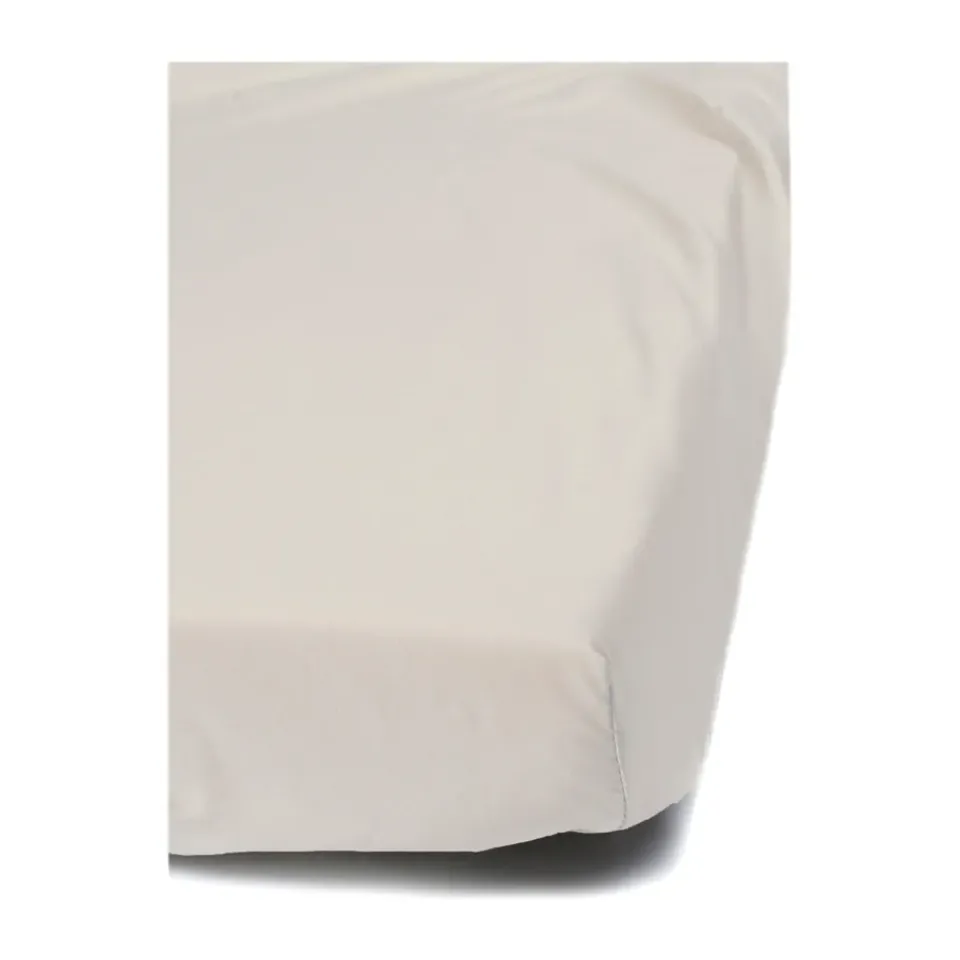 Himla Dreamtime fitted sheet 90x200 cm, Sand Beige