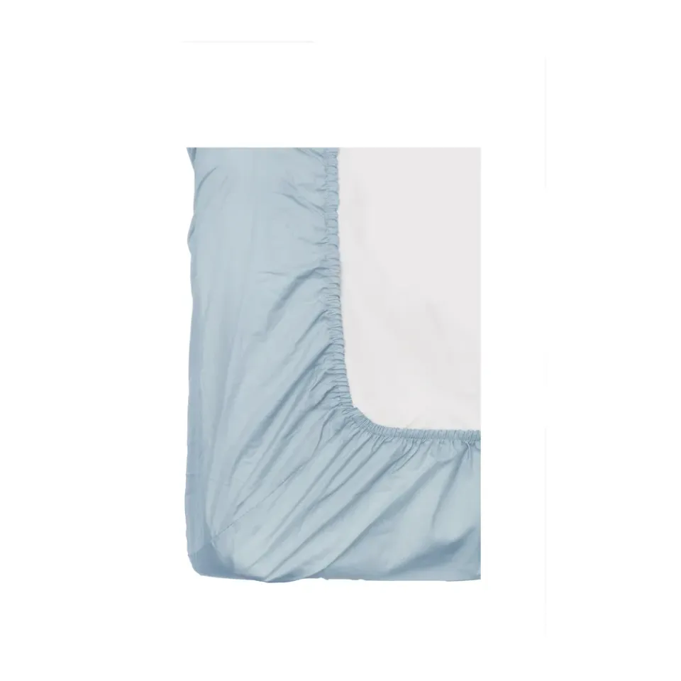 Sale Himla Dreamtime fitted sheet 90x200 cm, Summer Blue