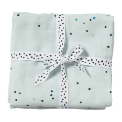 Baby Blankets^Done by deer Dreamy Dots baby blanket 120x120 cm 2-pack, Blue