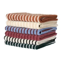New Scandi Living Drift bath mat 50x70cm, Beige-white BeigeWhite